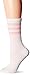 adidas Originals Women's Roller Crew Socks (1-Pair), White/Haze Coral, Medium, (Shoe Size 5-10)