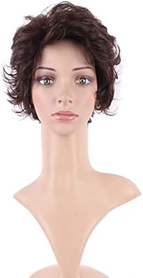 Amazon Com Short Curly Wig For Women Heat Resistant Synthetic