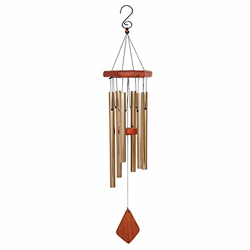 BLESSEDLAND Premium Wind Chimes6 Hollow Aluminum Tubes, 31" Wind Chime