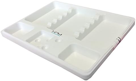 NPM Disposable Plastic TRAYS Tattoo &amp; PMU Pallet Holder Eyelash Extension Pigment Holders Ink Cup Permanent Makeup Application Tools (10 PIECES)