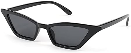 FEISEDY Small Cat Eye Sunglasses Vintage Square Shade Women