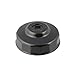 Steelman Low Profile Oil Filter Cap Wrench Socket 74mm x 14 Flute, 3/8-inch Drive, Heavy Duty Chrome Vanadium Steel