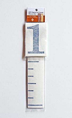 Little Acorns DIY Vinyl Growth Chart Ruler Decal Kit, Jumbo Numbers - Thumbnail 3