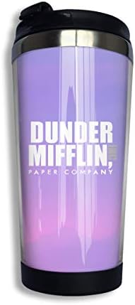 Uguccgi Dunder Mifflin Paper Lnc Personalized Mugs Text Personalized Name Engraved Coffee Mug Customized Name Mug Stainless Steel DIY Cup