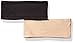 Fruit of the Loom Big Girls' Seamless Bandeau 2 Pack, Black/Sand, 30