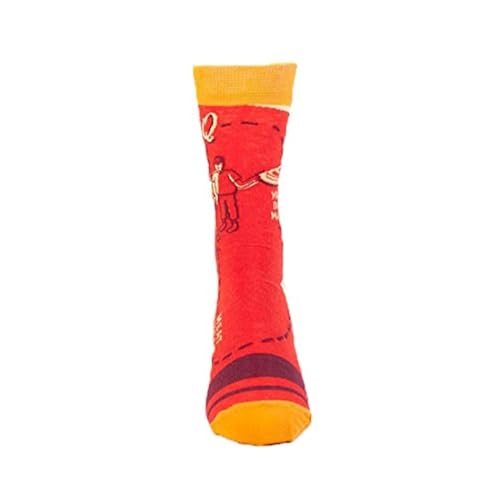 Blue Q Men's Novelty Crew Socks - (Mens Size 7-12) With Sock Ring Clothing, Shoes & Jewelry, Novelty & More, Clothing