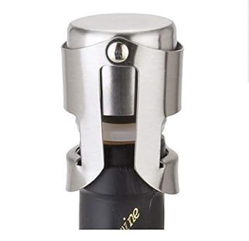 Casavidas Flaschenverschluss für Champagnerflaschen, Edelstahl