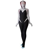 Fargone Halloween Unisex Lycra Spandex Ghost Gwen Stacy Zentai Cosplay Costumes Kids 3D Style 140