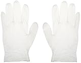 Tradex International Powder-Free Vinyl Exam Gloves, Large, Clear, Box Of 100