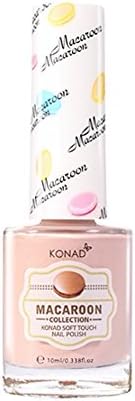 Konad Pastel Macaroon Collection Soft Touch Nail Polishes - 6 Colors Variations (Milk Tea)