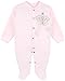 Lilax Baby Girl Jewels Crown Layette 3 Piece Gift Set 3-6 Months Pink Crown