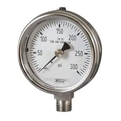 Wika 232.54 2.5 Industrial Stainless Steel Gauge, 0
