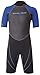 Hyperflex Wetsuits Junior's Access 2.5mm Spring Suit- Surfing, Windsurfing & Wakeboarding, Junior 10, Black/Royal Blue (XA620JB-44-10)