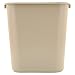 Rubbermaid Commercial Plastic 7-Gallon Trash Can, Beige primary
