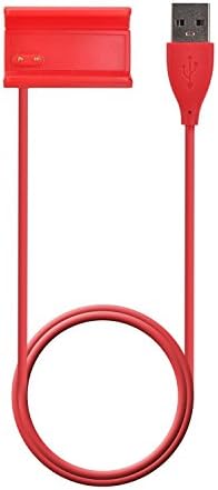 Fitbit Alta Charger, Eityilla 1ft USB Charger Replacement Charging Charger Cable Cord for Fitbit Alta (Red)