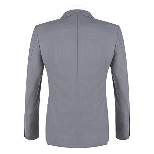 image for WULFUL Men's Suit Slim Fit 3 Piece Suit Blazer Two Button Tuxedo Busin
