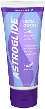Astroglide Ultra Gentle Gel Personal Lubricant Sensitive Skin - 3oz, Pack of 6
