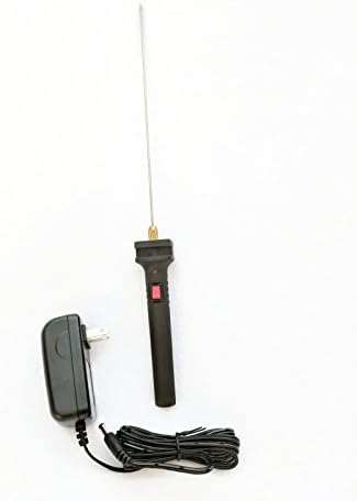 Xtra Long Hot Wire Foam Cutter. 8" Needle Stays Hot for Easy Sculpting and Cutting. Great for Model Makers, Floral Foam, Make Your Own Styrofoam Holiday Decor