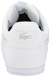 Lacoste Men's Chaymon Sneaker, WHT/WHT, 7.5