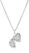 Amazon Essentials Children's Sterling Silver Petite Heart Satin Finish with Polished Edge Locket Necklace, 14.75