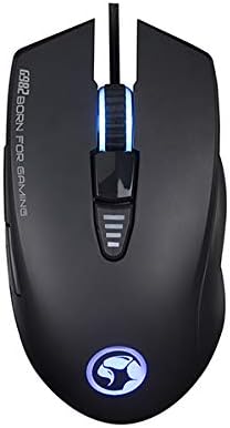 Marvo G982 Programmable RGB Lighting Gaming Mouse High Profile Mouse 6 Buttons Black