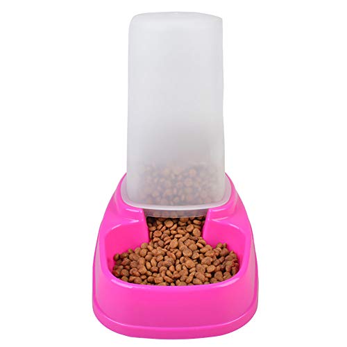 Luck Dawn Pet Food Dispenser, Automatic Dog and Cat Feeder Food Bowl