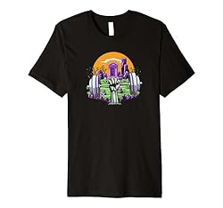 Zombie Graveyard With Dumbbell Design Bodybuilding