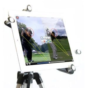 iShot G7 Pro Tripod Mount for iPad,Upgraded Universal Heavy Duty All Metal Frame iPad Tripod Mount Adapter,iPad Holder for Tripod Fits iPad Air, Pro 10.5 9.7, Mini, iPad 123456 with Or Without A Case