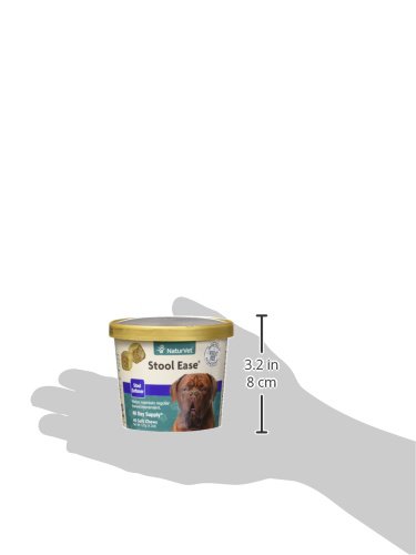 NaturVet – Stool Ease for Dogs – 40 Soft Chews – Helps Maintain Regular Bowel Movements – Enhanced with Sugar Beet Pulp, Flaxseed & Psyllium Husk – 40 Day Supply