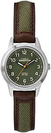 Timex Women's TW4B12000 Expedition Field Mini Brown/Green Nylon