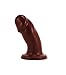 Vixskin Randy (Chocolate/Ebony) Dual-Density Realistic Silicone Dildo with Suction-Cup