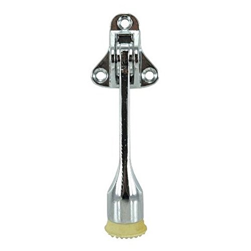 4" Chrome Flip Down Door Holder