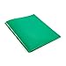 Comix Plastic Pocket Folders with 3 Hole Punched, 12 Pack, Binder Folders with 2 Pockets, Hold Letter Size Paper for School and Office (Green)