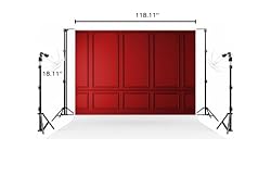 Kate 10×10ft Red Wood Pannel Photo Backdrop