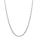 2.2mm Solid 925 Sterling Silver Pallini Style Bead Italian Chain, 30