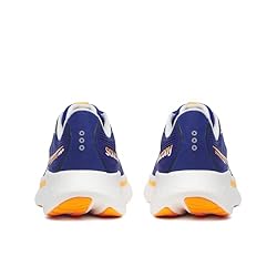 Saucony Men's Ride 18 Sneaker, Azurite/Peel, 12