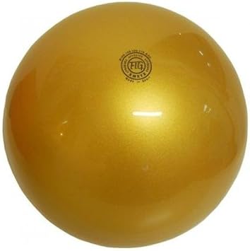 ADM - Pelota Ritmica homologada Fig GR.420 oro: Amazon.es ...