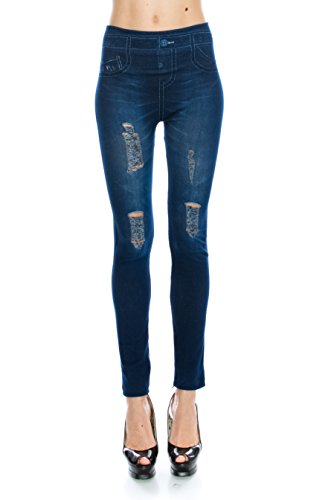 VIRGIN ONLY Women's Denim Jeans Printed