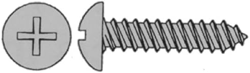 MARINE FASTENERS 4 X 3/8 Self Tapping Stainless Steel Phillips Head Screw 18-8