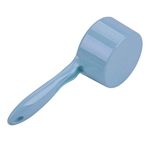Super Design Sturdy Melamine Food Scoop for Dogs Cats Birds, Measuring Cup, Long Comfortable Handle, 1 Cup