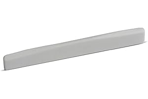 MACNICHOL GUITARS Bone Saddle – Fits Many Fender® Acoustic Guitars – Wave Compensation – 16 inch Radius – 75 mm Length