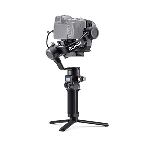 Dji Rsc 2 Pro Combo - Stabilisateur Gimbal 3 Axes Pour Caméras Sans Miroir Et Dslr, Nikon Sony Panasonic Canon Fujifilm, Ronin Sc, Charge 3kg, Trasmetteur D'images, Système De Mise Au Point - Noir
