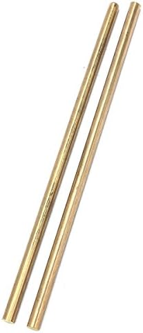 EsportsMJJ 2pcs 150mm x 5mm Brass Rod Bar Hardware Solid Round Rods, 150 x 5mm - Image 3