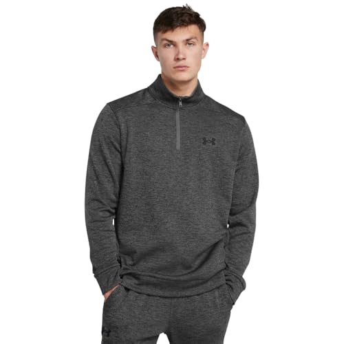 Under Armour Men’s Armour Fleece Twist Quarter Zip, (026) Castlerock / / Black, XX-Large