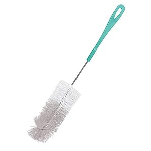 Spotzero By Milton Plastic Bottle Brush (DCPDKTH027ASSR0144, Aqua Green and White,Pack of 1 piece)