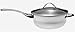 Calphalon Contemporary Stainless 4-Quart Chef's Pan with Glass Lid