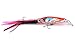 Aomeiter Squid Skirts Hard Fishing Lures, Lifelike Swimbait Octopus Bait with 2 Treble Minnow Hooks,1.4 OZ/5.1 IN, Pack of 6