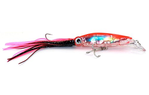 Aomeiter-Squid-Skirts-Hard-Fishing-Lures-Lifelike-Swimbait-Octopus-Bait-with-2-Treble-Minnow-Hooks14-OZ51-IN-Pack-of-6