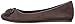 crocs Women's Lina Embellished Suede Ballet Flat, Espresso, 7 M US