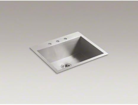 Vault 25 X 22 X 9 5 16 Top Mount Under Mount Medium Single Bowl